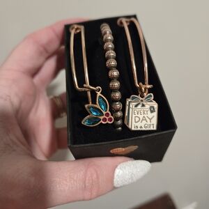 Alex & Ani Rose Gold Set Of 3